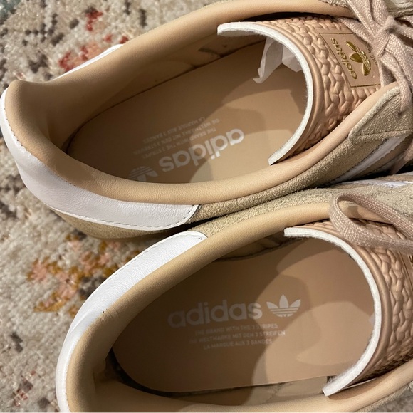 Adidas Gazelle Indoor Shoe in Beige - Picture 7 of 11
